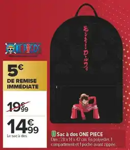 Carrefour Sac à dos one piece offre