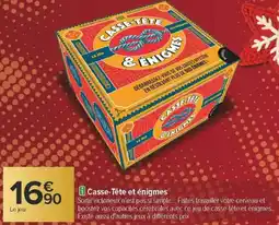 Carrefour Casse tête et énigmes offre