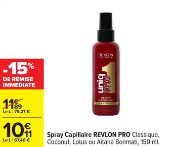 Carrefour Spray capillaire revlon pro offre