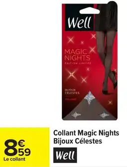 Carrefour Collant magic nights bijoux célestes offre