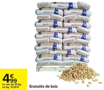 Carrefour Granulés de bois offre
