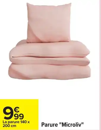 Carrefour Parure microliv offre