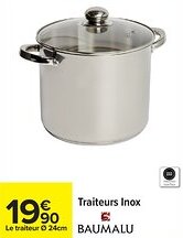 Carrefour Traiteurs inox offre