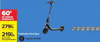 Carrefour Trottinette électrique offre