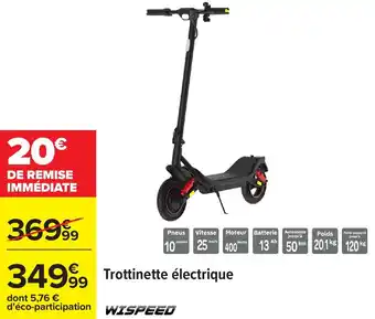 Carrefour Trottinette électrique offre