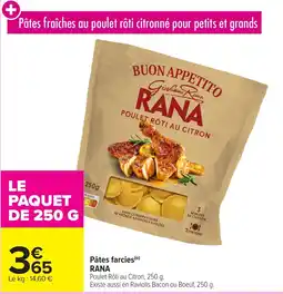 Carrefour Market Pâtes farcies rana offre