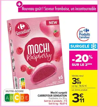 Carrefour Market Mochi surgelé carrefour sensation offre