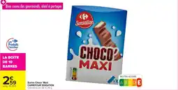 Carrefour Market Barres choco' maxi carrefour sensation offre