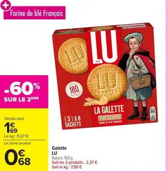 Carrefour Market Galette lu offre