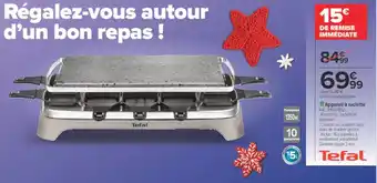 Appareil à raclette tefal