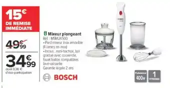 Carrefour Mixeur plongeant offre