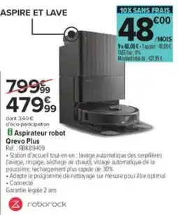 Carrefour Aspirateur robot qrevo plus offre