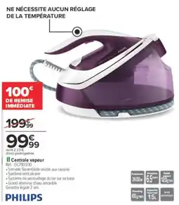 Carrefour Centrale vapeur offre