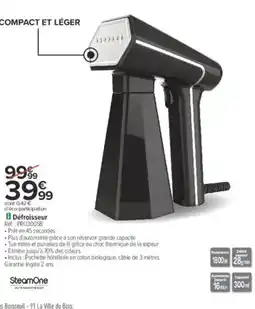 Carrefour Défroisseur offre