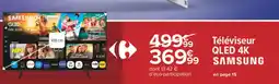 Carrefour Téléviseur qled 4k samsung offre