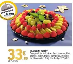 E.Leclerc PLATEAU FRUITÉ offre