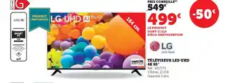 Hyper U LG Téléviseur led uhd 4k 65" offre
