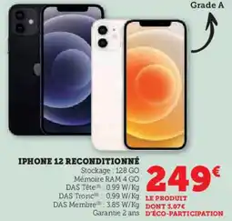 Hyper U Iphone 12 reconditionné offre