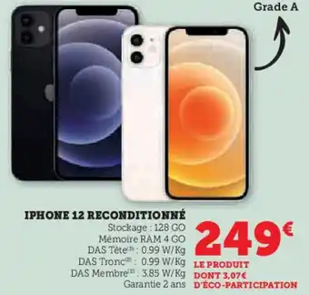 Iphone 12 reconditionné