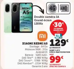 Hyper U XIAOMI Redmi a5 offre