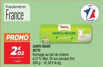 Netto Promo - sainte-maure offre