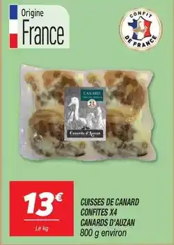Netto Canard - cuisses de confites x4 offre