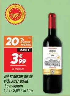 Netto Magnum - aop bordeaux rouge offre