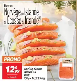 Netto Promo - 6 pavés de saumon sans arêtes offre