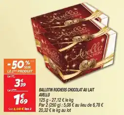 Netto Ballotin rochers chocolat au lait offre