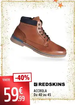 Intersport Redskins accrola offre