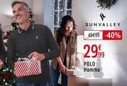 Intersport Polo homme sunvalley offre