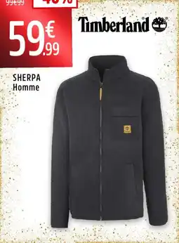 Intersport Sherpa homme timberland offre