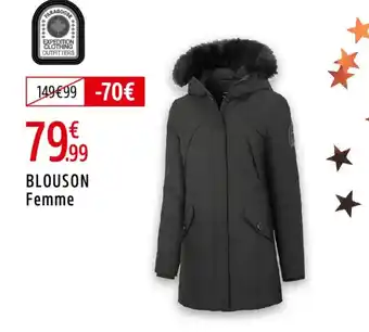 Intersport Blouson femme offre