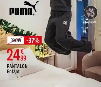 Intersport Puma pantalon enfant offre