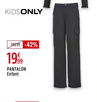 Intersport Kidsonly pantalon enfant offre