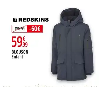 Intersport Blouson enfant redskins offre