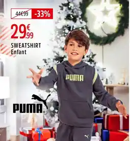Intersport Sweatshirt enfant puma offre