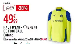 Intersport Haut d'entraînement de football offre