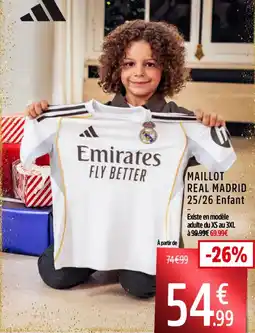 Intersport Maillot real madrid 25/26 offre