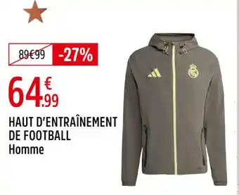 Intersport Haut d'entraînement de football offre