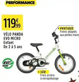 Intersport Vélo panda evo micro offre