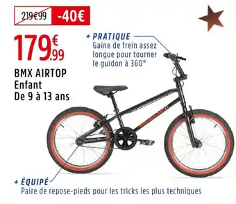 Intersport Bmx airtop enfant offre