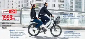 Intersport Vtc électrique crosscity + offre