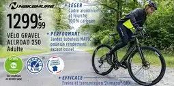 Intersport Vélo gravel allroad 250 adulte offre