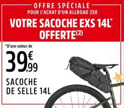 Intersport Sacoche de selle offre