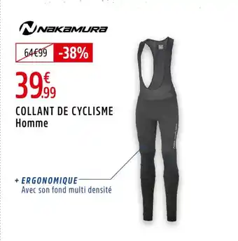 Intersport Collant de cyclisme homme offre