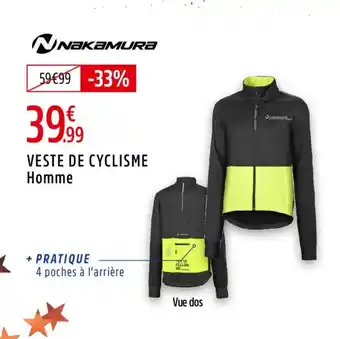 Intersport Veste de cyclisme homme offre