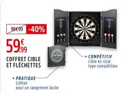 Intersport Coffret cible et fléchettes offre