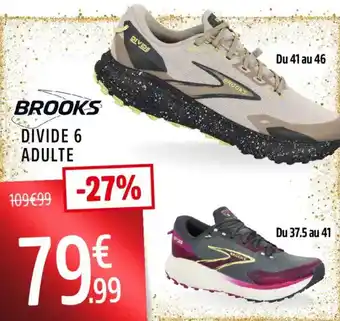 Intersport Brooks divide 6 adulte offre