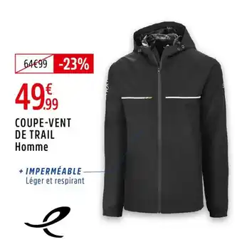 Intersport Coupe-vent de trail homme offre